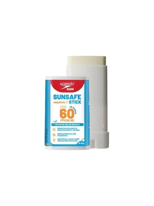 Protetor Solar Infantil FPS60 Sunsafe Baby Kids Pink Cheeks 15,5G 1