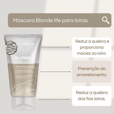 Joico Blande Life - Máscara Detox e Hidratante para Cabelos Loiros 150 ml 2